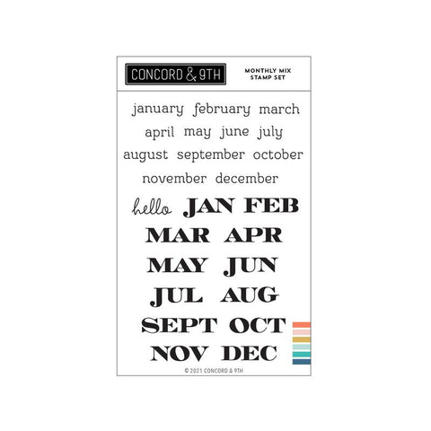 Monthly Mix Stamp Set