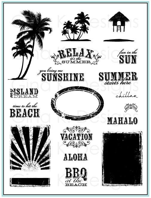 My Island Stamp Set