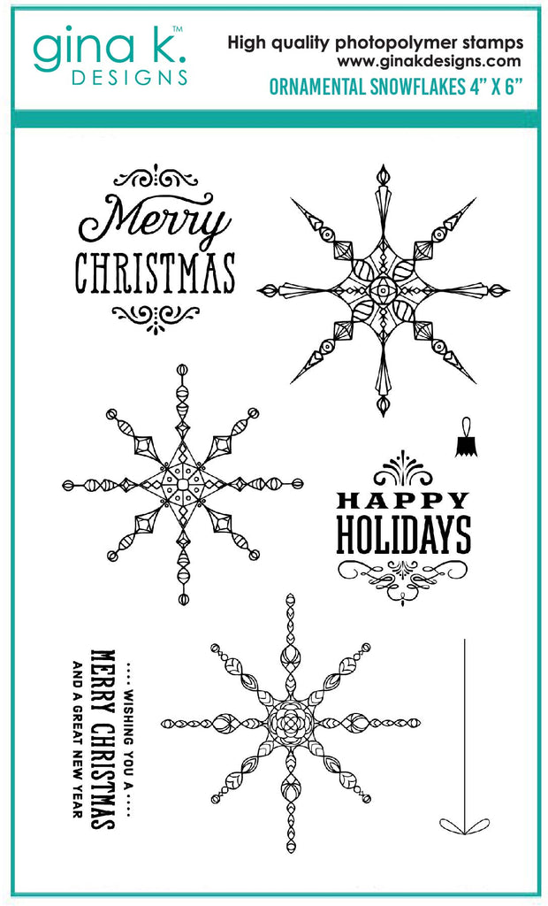 Ornamental Snowflakes - Mini Stamp Set