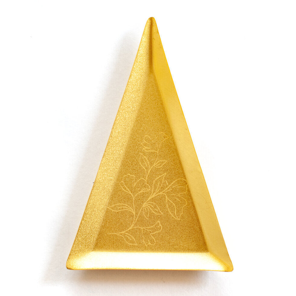 Triangle Brass Tray