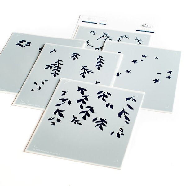 Hanging Garden layered stencil set