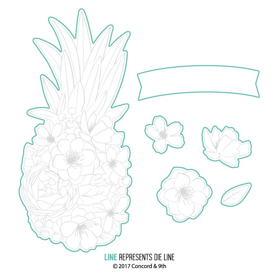 Pineapple Perfection Dies