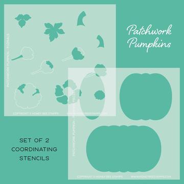 Patchwork Pumpkin | Stencils | Set of 2