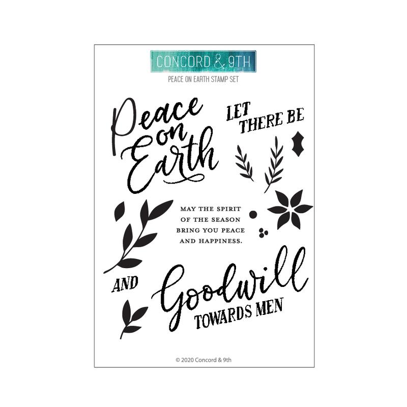 Peace On Earth Stamp Set (4x8)