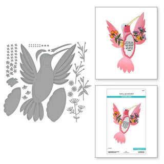 Hummingbird Card Creator Etched Dies from the Bibi's Hummingbirds Collection