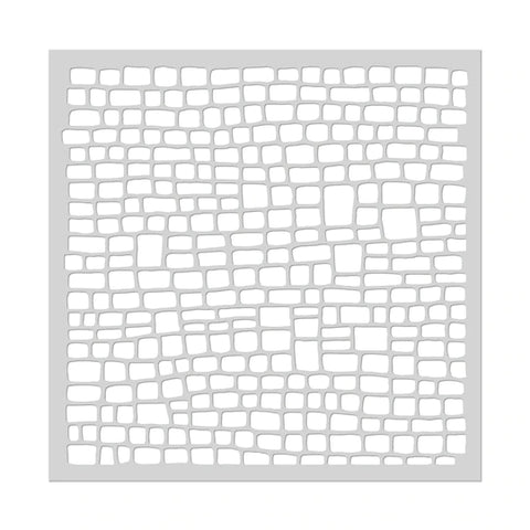 Cobblestone Stencil 6x6