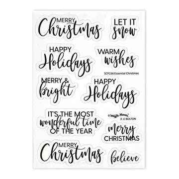 Essential Christmas Diecut - Black