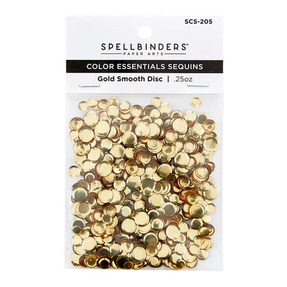 Gold Smooth Discs Sequins