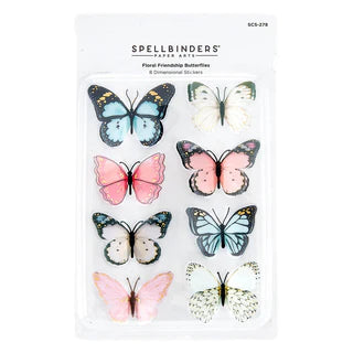 Dimensional Butterfly Stickers from the Floral Friendship Collection*