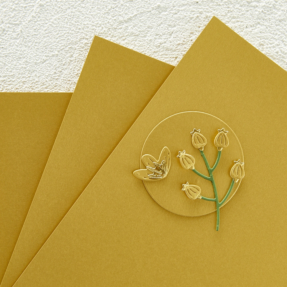 Brushed Gold Cardstock