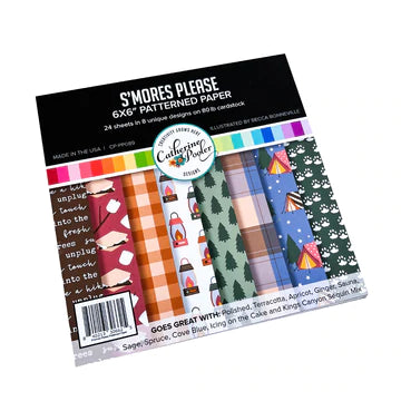 S'Mores Please Patterned Paper