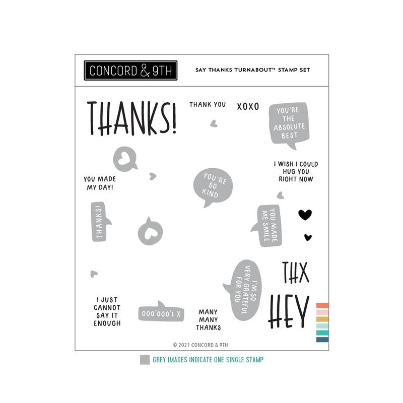 Say Thanks Turnabout™ Stamp Set