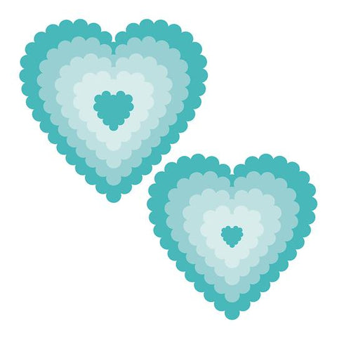 Scallop Hearts Honey Cuts - RETIRING
