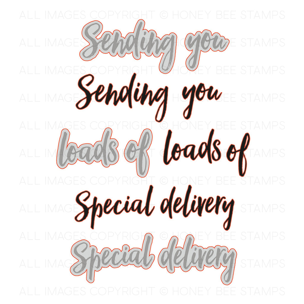 Sending You Sentiments Honey Cuts