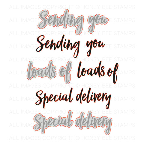Sending You Sentiments Honey Cuts