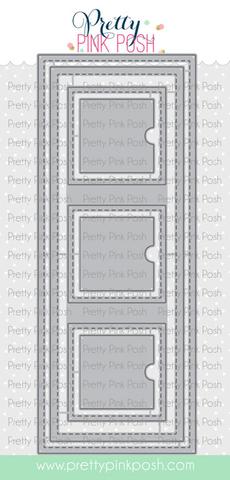 Slimline: Peekaboo Windows Die