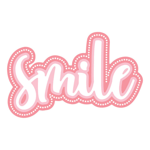 Smile Buzzword | Honey Cuts Dies