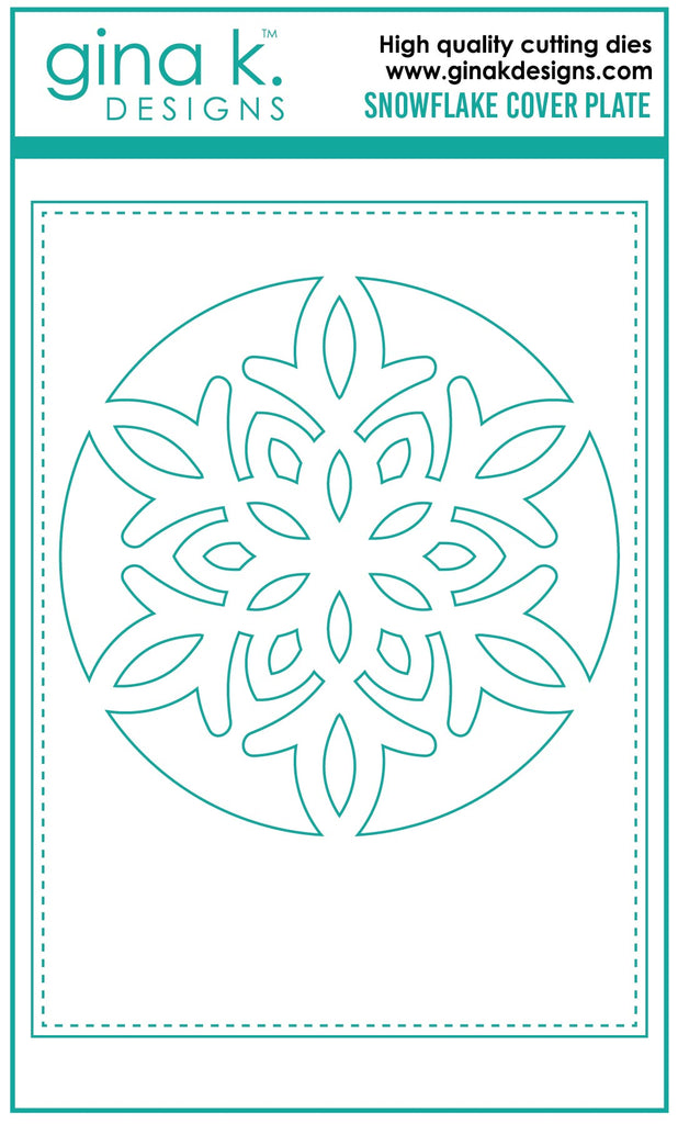 Snowflake Circle Cover Plate Die