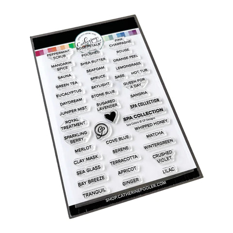 Spa Colors Stamp Set