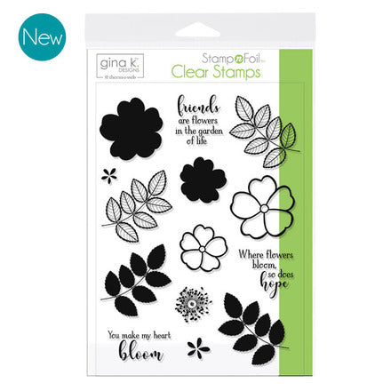 GKD Stamp & Foil Where Flowers Bloom Stamp Set