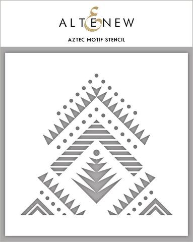 Aztec Motif Stencil - RETIRING