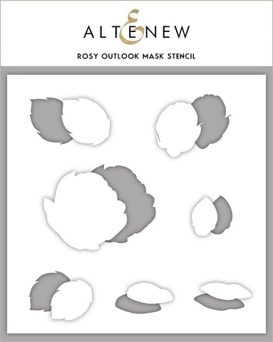 Rosy Outlook Mask Stencil - RETIRING