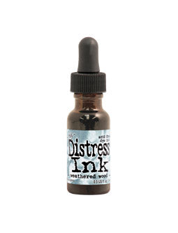 Distress Ink Reinker 1/2oz Weathered Wood