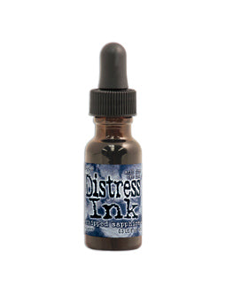 Distress Ink Reinker 1/2oz Chipped Sapphire