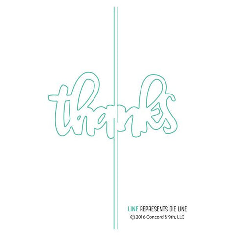 Thanks Card Dies