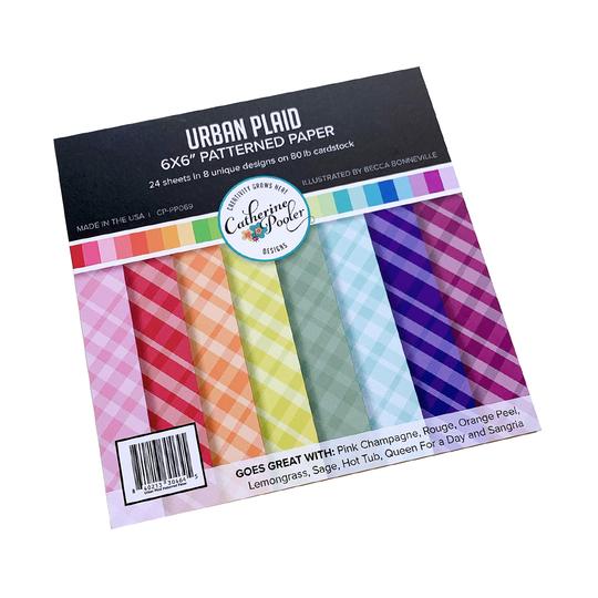 Urban Plaid Patterned Paper