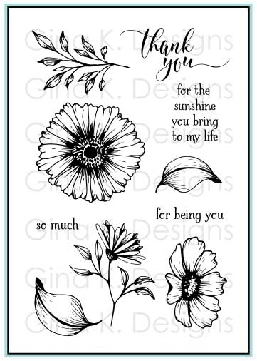 Vibrant Blooms Stamp Set - Mini Stamp Set