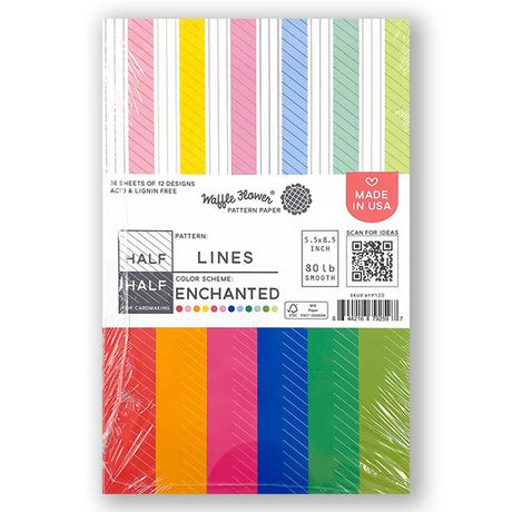 Half-Half Lines Enchanted Paper Pack