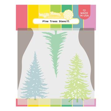 Pine Trees Stencil