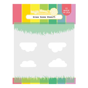 Keeway's Grass Scene Stencil