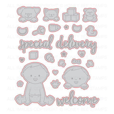 Welcome Baby Honey Cuts