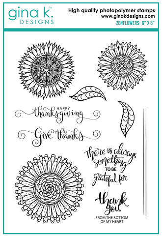 Zenflowers Stamp Set