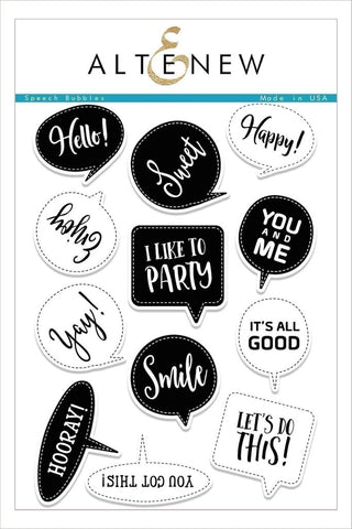 Speech Bubbles Stamp Set