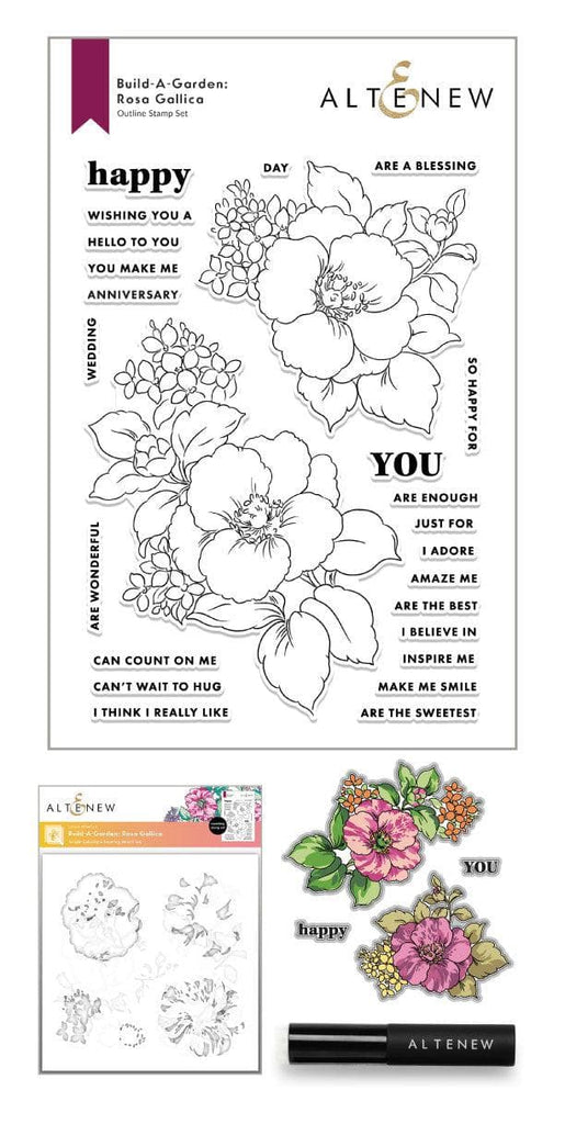 Build-A-Garden: Rosa Gallica & Add-on Die Bundle