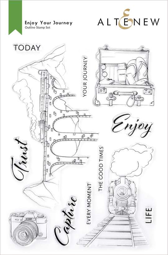 Enjoy Your Journey Stamp Set