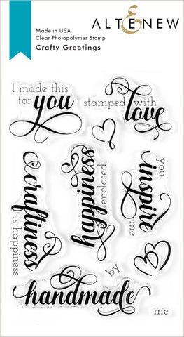 Crafty Greetings Stamp Set