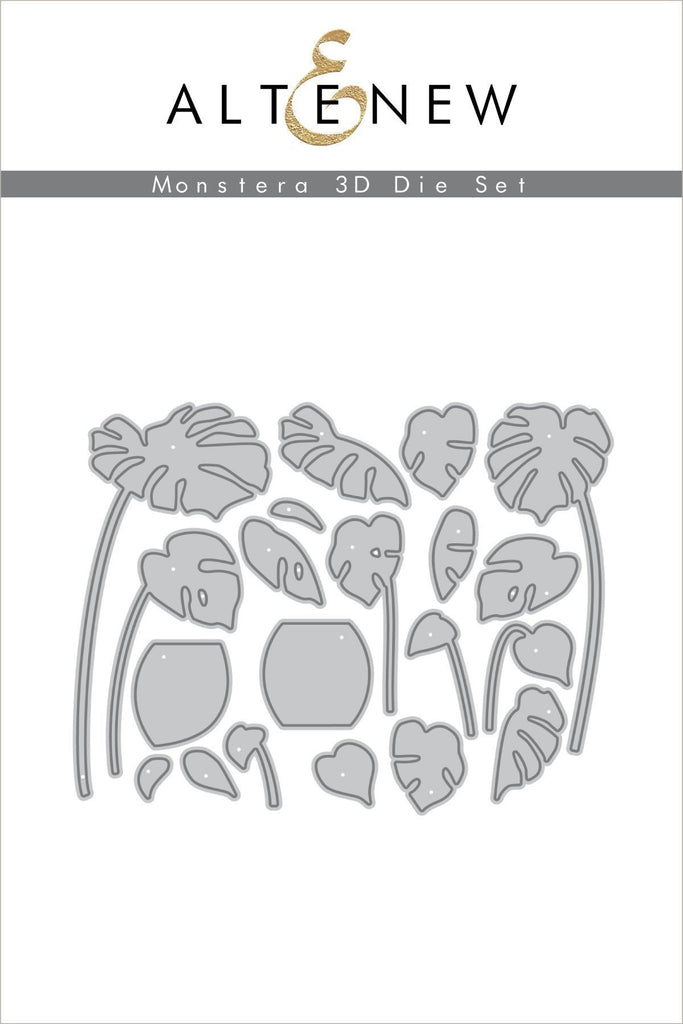 Monstera 3D Die Set