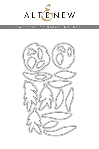 Watercolor Roses Die Set - RETIRING