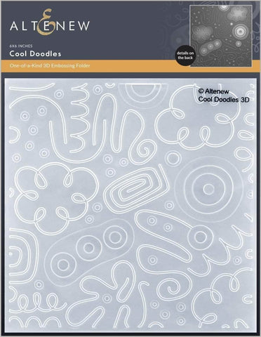 Cool Doodles 3D Embossing Folder