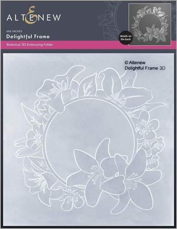 Delightful Frame 3D Embossing Folder