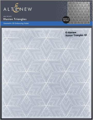 Illusion Triangles 3D Embossing Folder