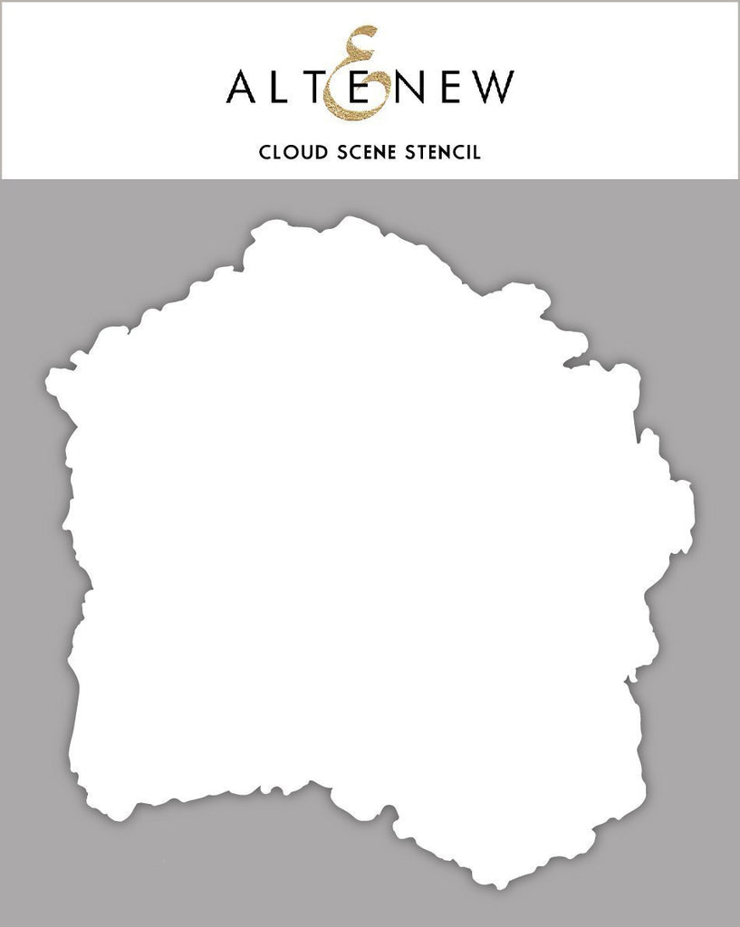 Cloud Scene Stencil