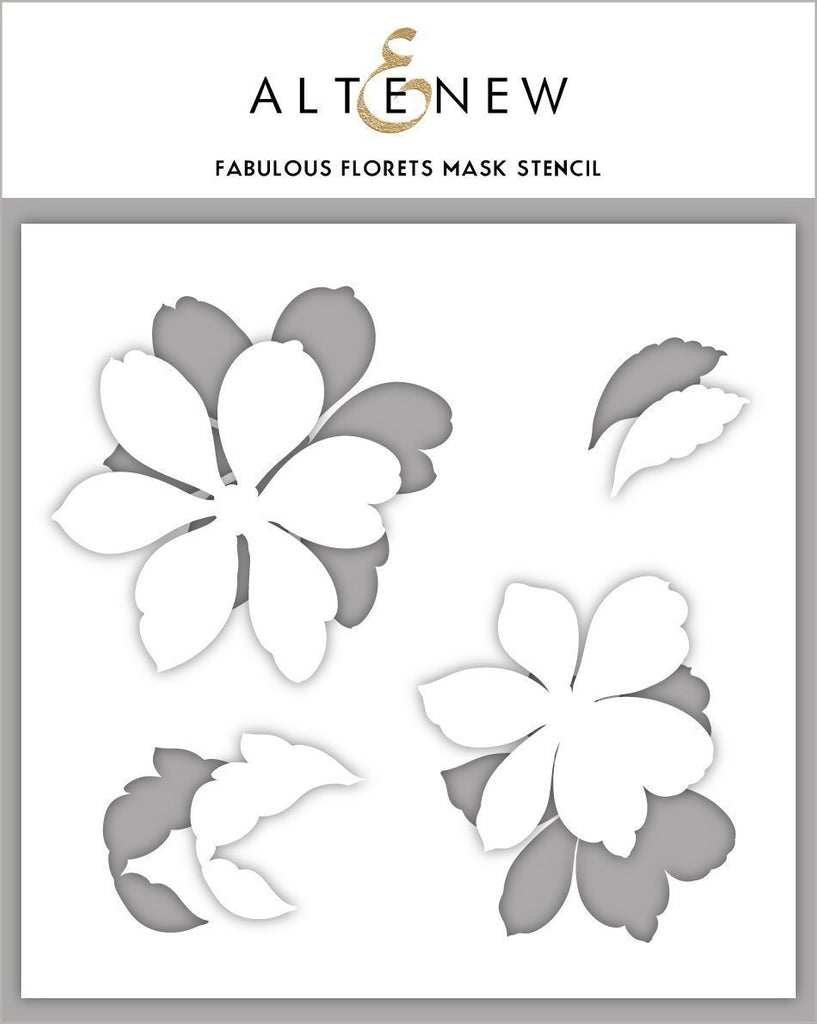 Fabulous Florets Mask Stencil