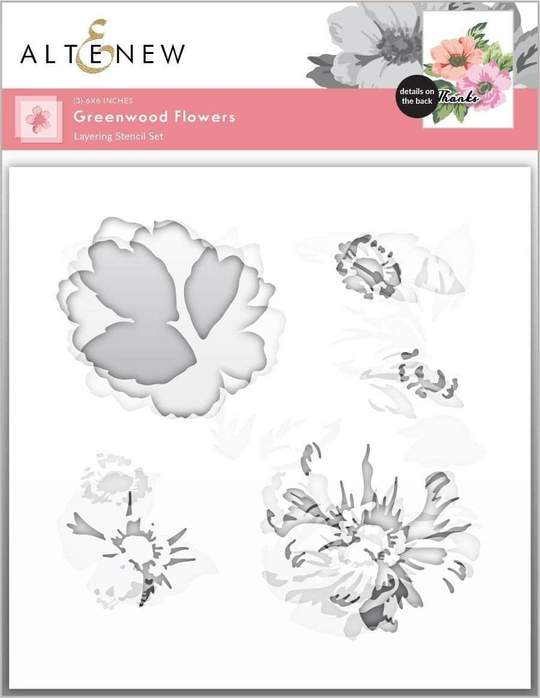 Greenwood Flowers Stencil Set (3 in 1)