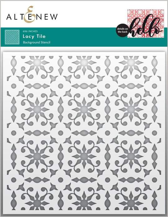 Lacy Tile Stencil