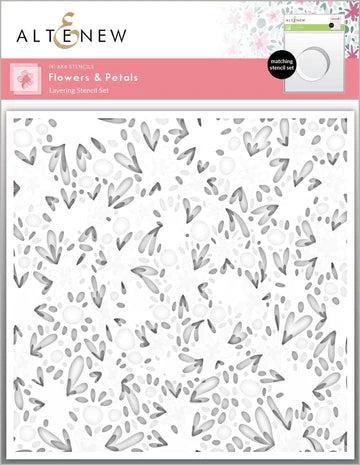 Flowers & Petals Layering Stencil Set (4 in 1)